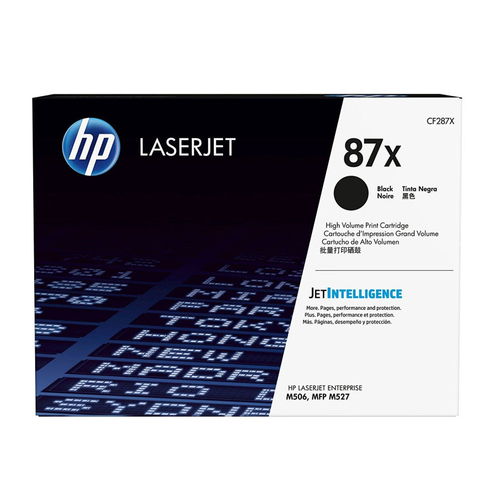 HP 87X Noir - Toner grande capacité HP LaserJet d'origine