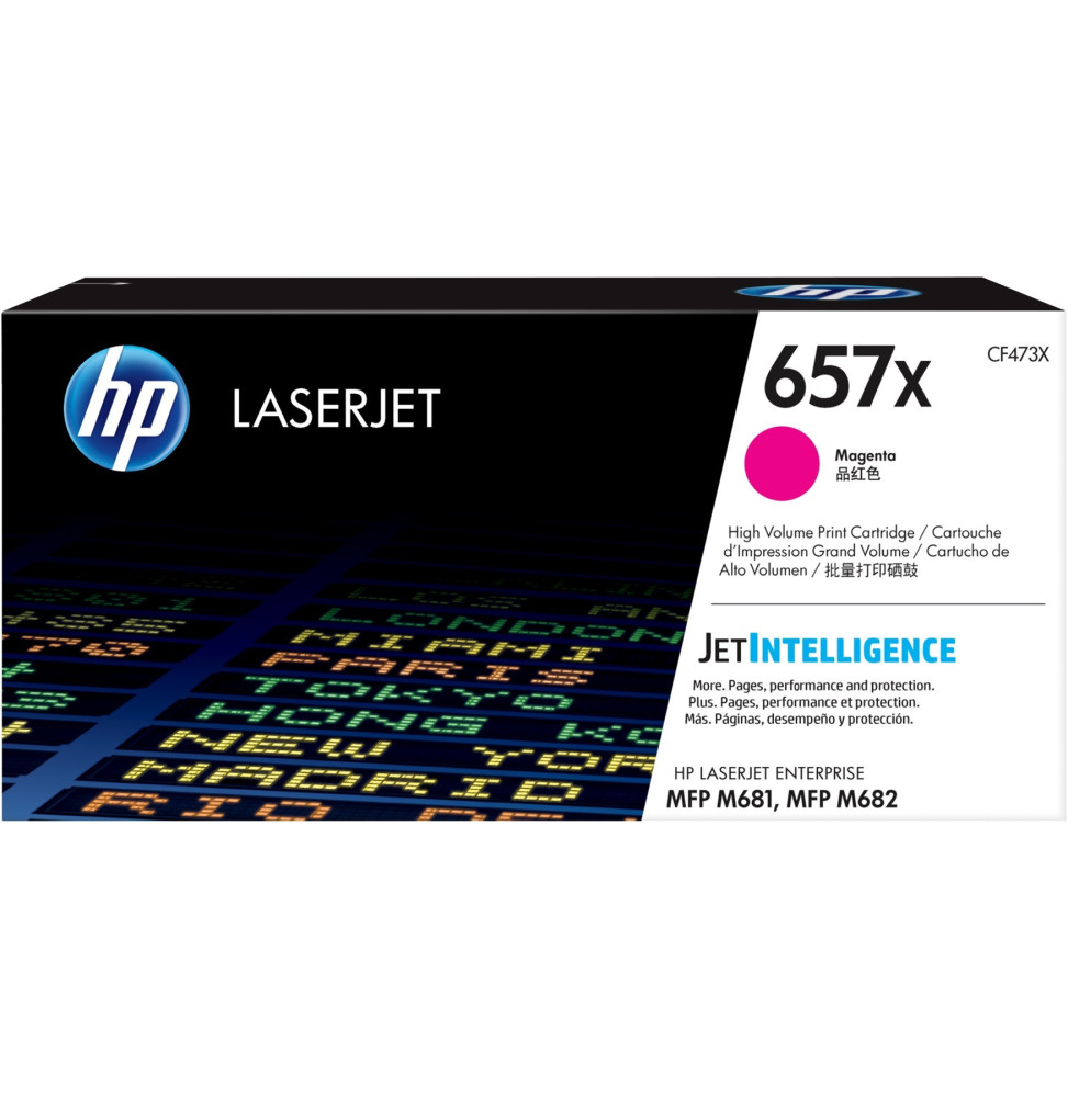 HP 657X Magenta - Toner grande capacité HP LaserJet d'origine