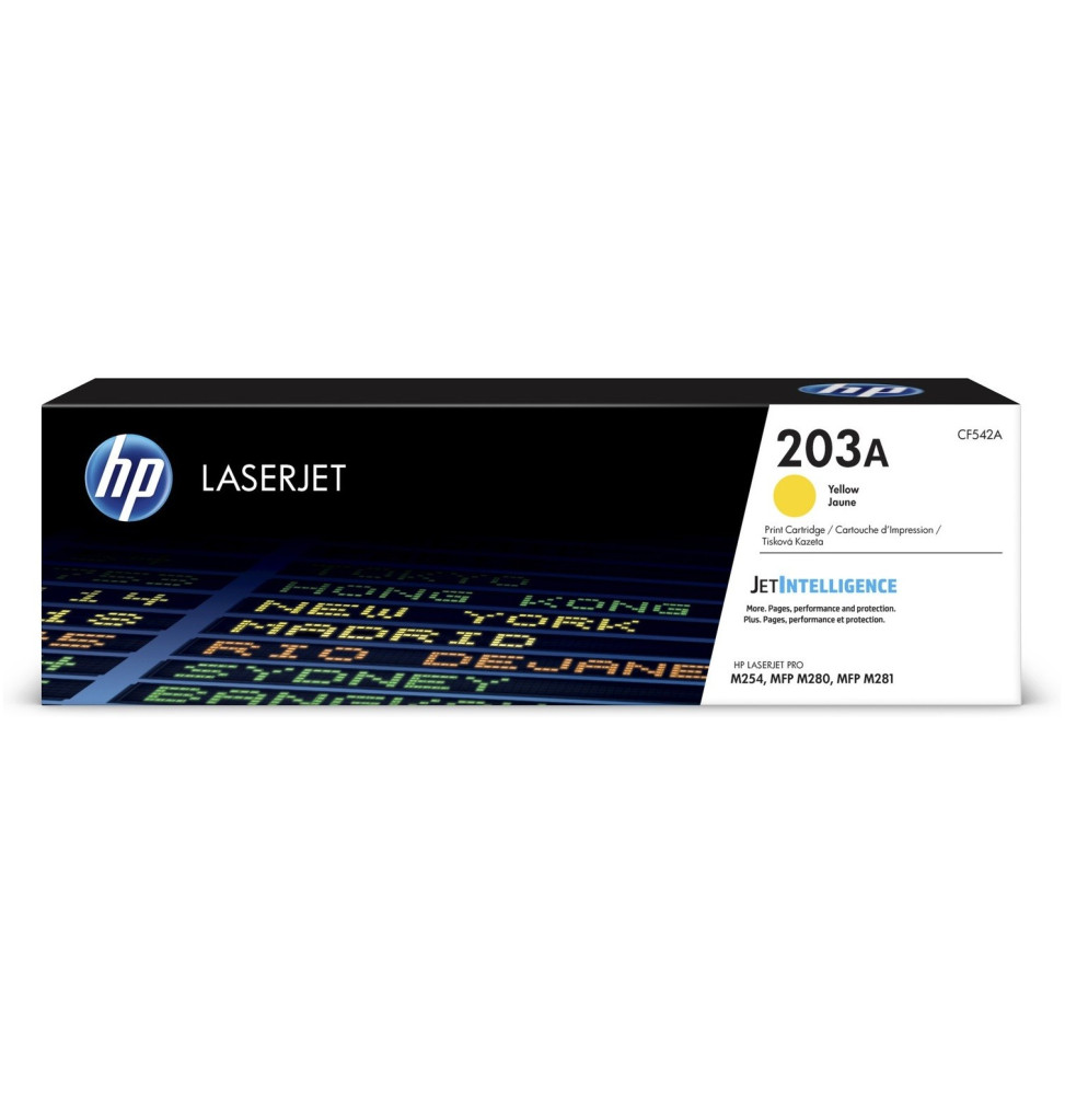 HP 203A Jaune - Toner HP LaserJet d'origine