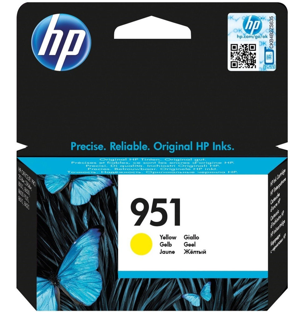 HP 951 Jaune - Cartouche d'encre HP d'origine