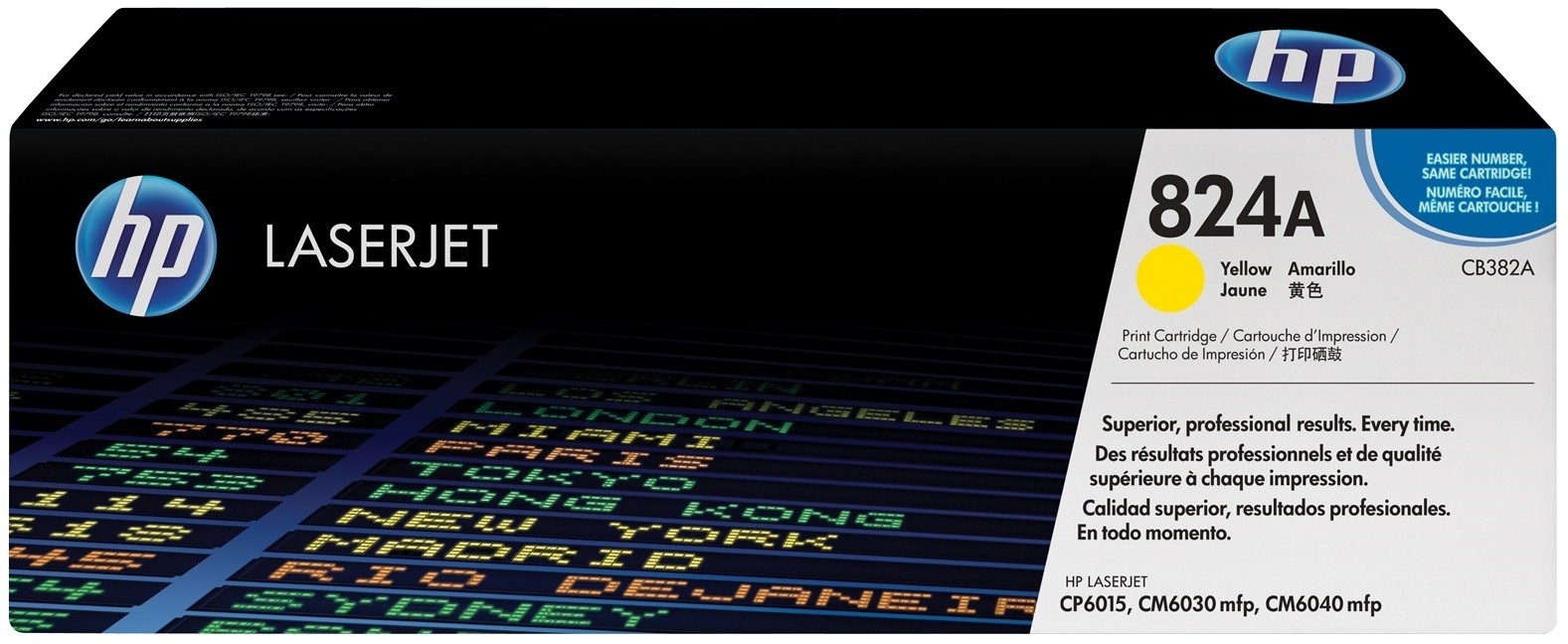 HP 824A Jaune  - Toner HP LaserJet d'origine
