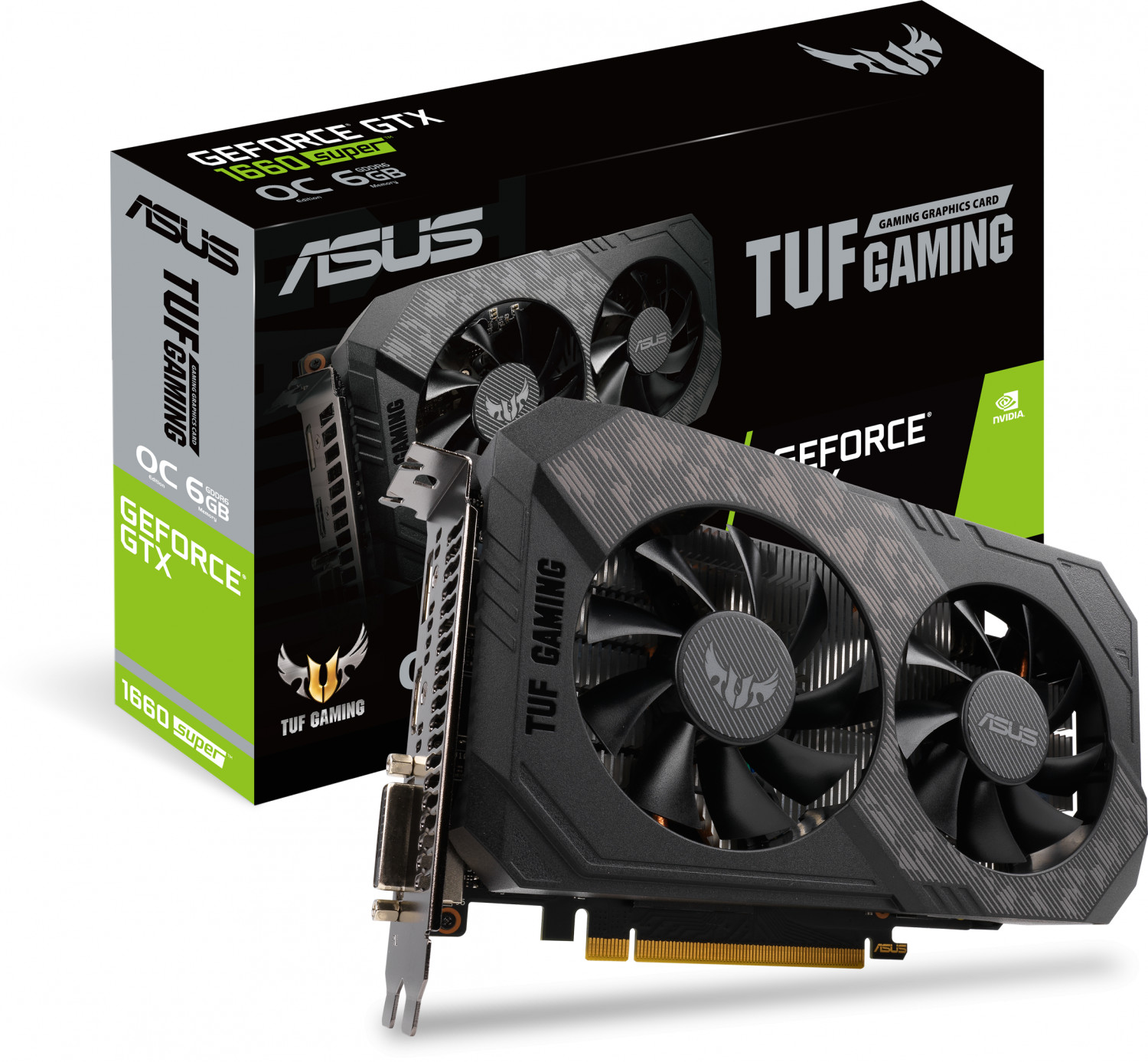 Asus GTX 1660 Super O6G OC 6GB : La puissance gaming de la GTX 1660 Super dans un format compact et efficace.