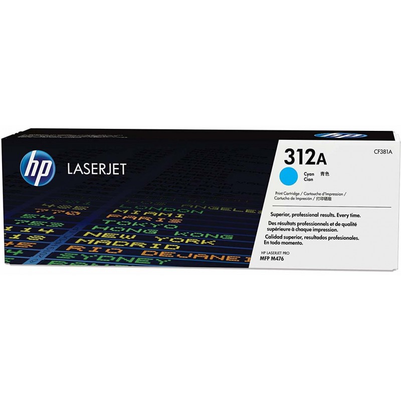 HP 312A Cyan - Toner HP LaserJet d'origine