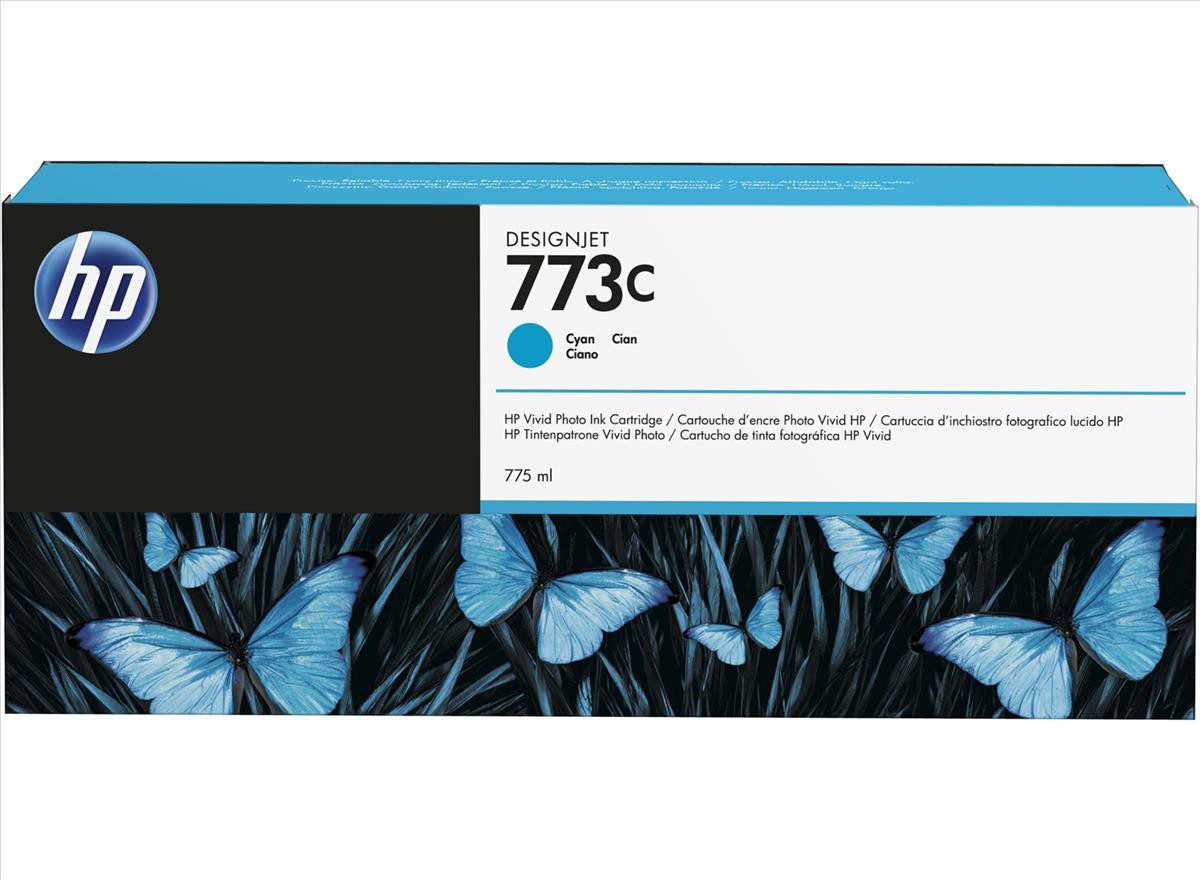 HP 773C Cyan - Cartouche d'encre HP d'origine