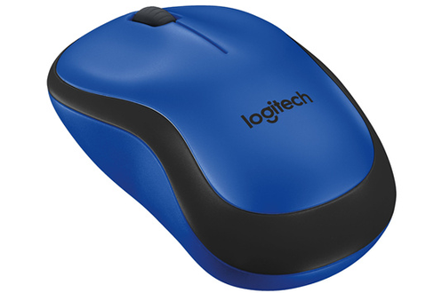 Logitech M220 Sans fil silencieuse (Bleue) : Souris sans fil silencieuse