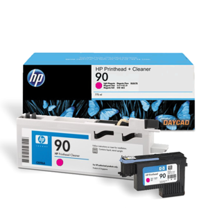 Tête d’impression et dispositif de nettoyage magenta HP 90