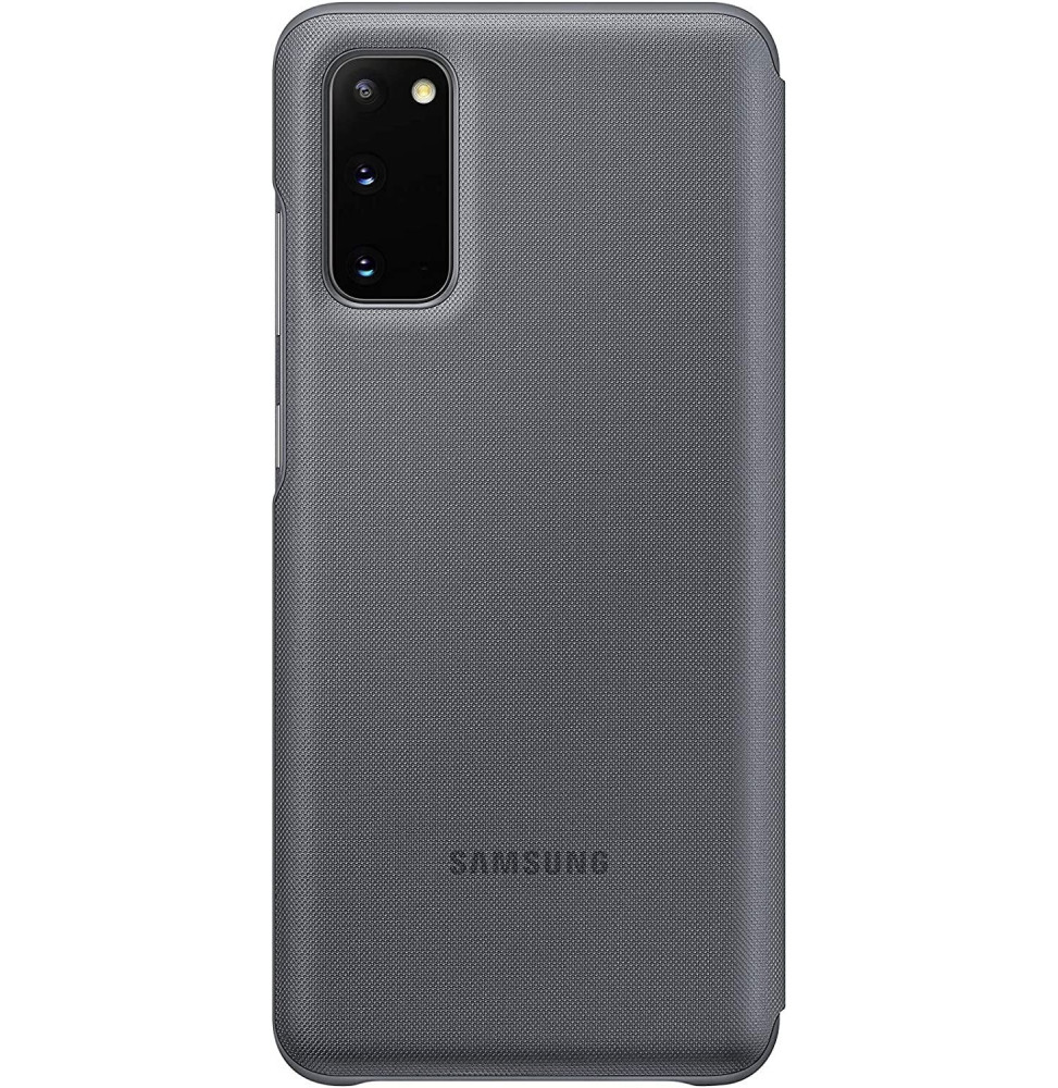 Étui Samsung led view cover pour S20 Gris