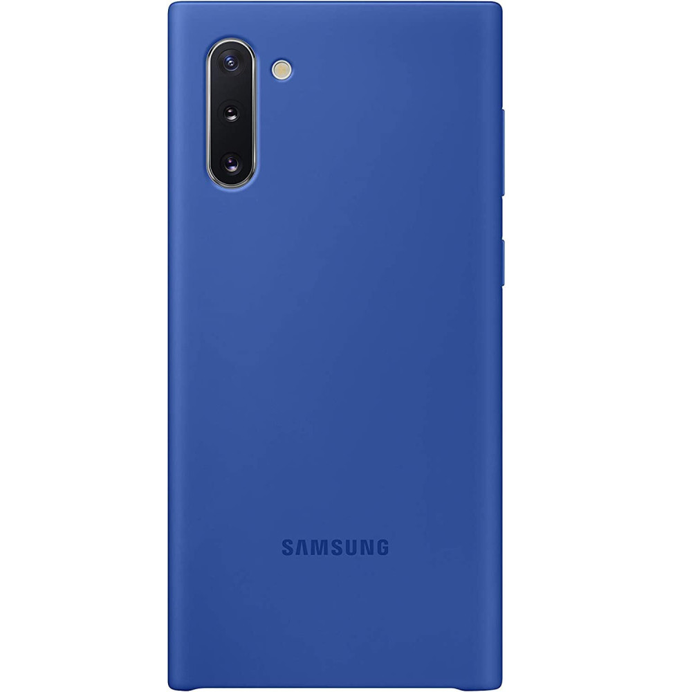 Coque Silicone Bleu pour Samsung Galaxy Note 10