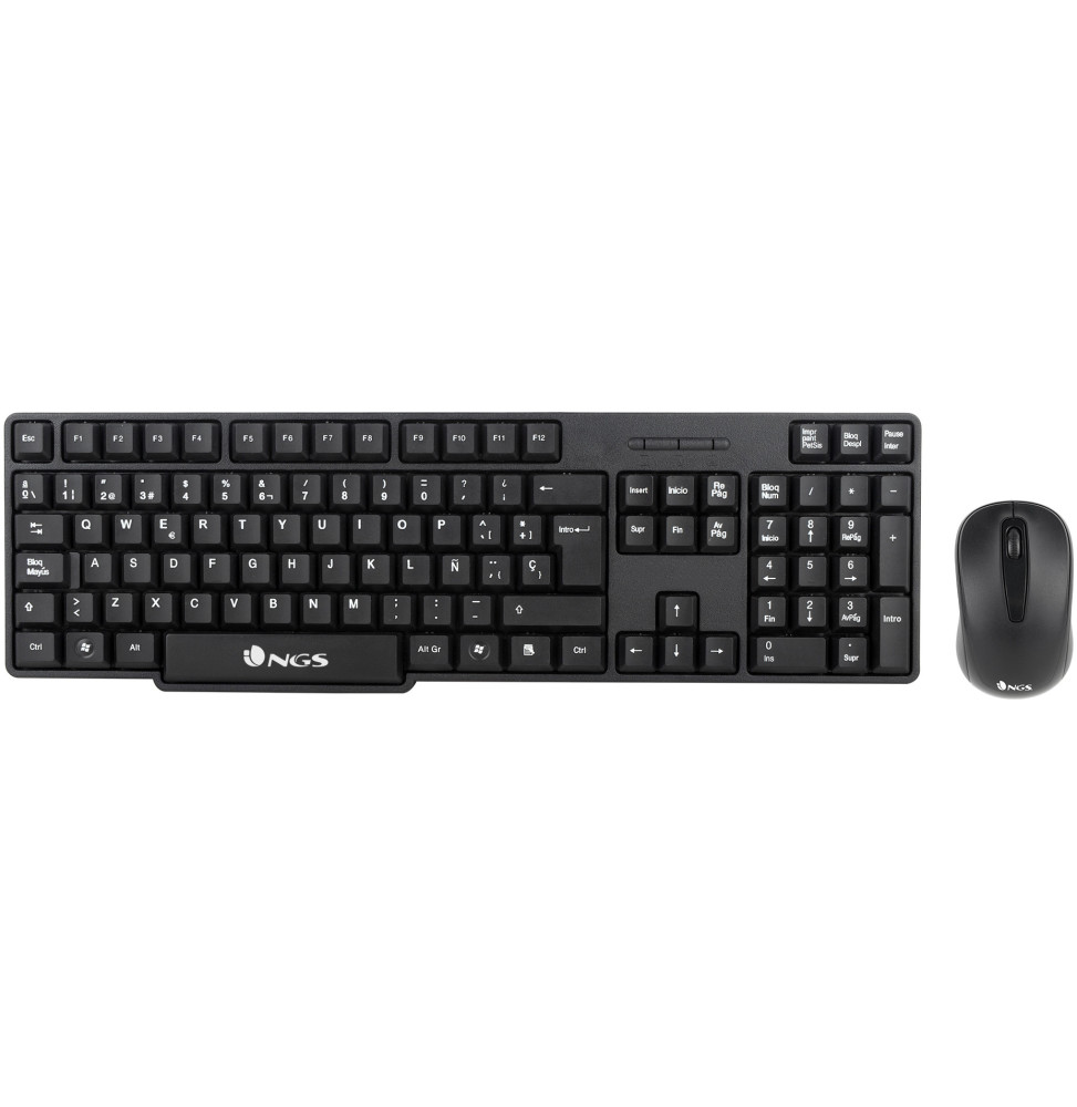 Pack Clavier/Souris sans fil NGS Euphoria AZERTY Français