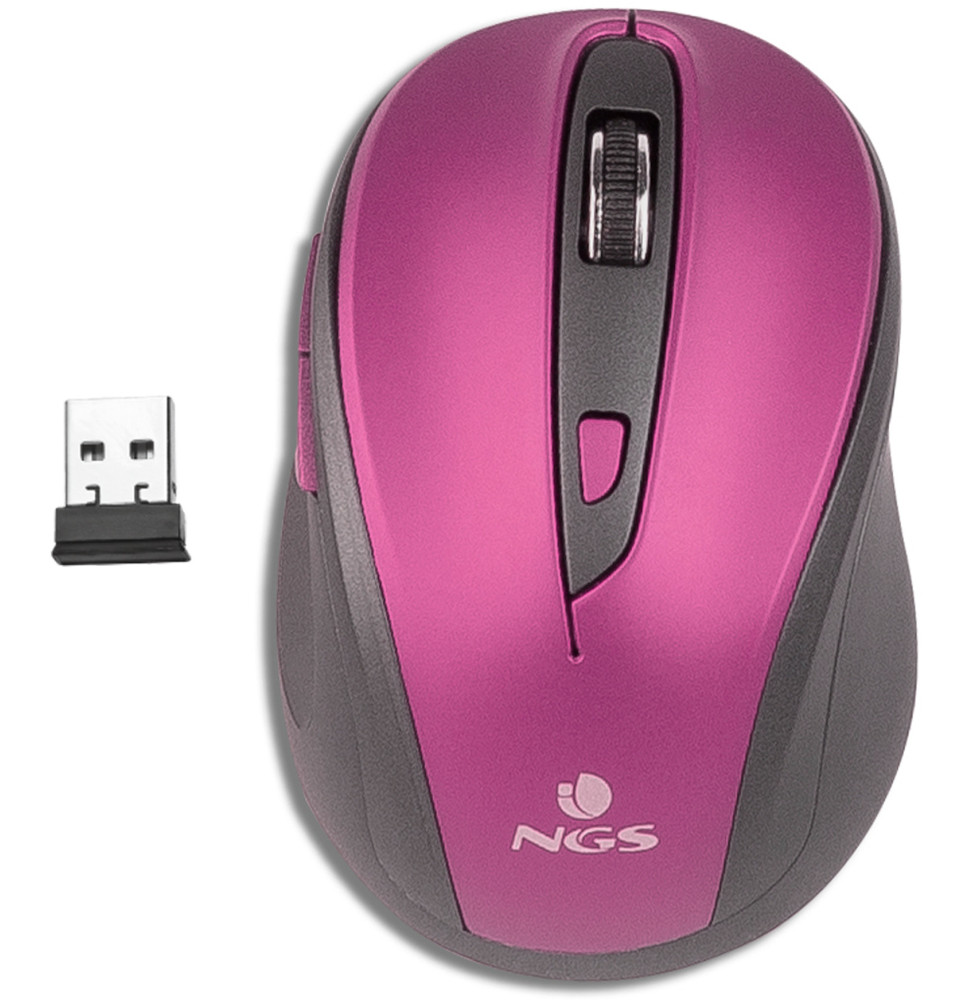 Souris sans fil NGS Evo Mute Violet