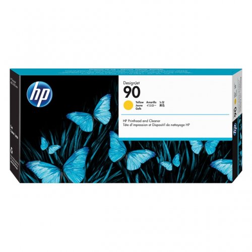 Tête d’impression et dispositif de nettoyage jaune HP 90
