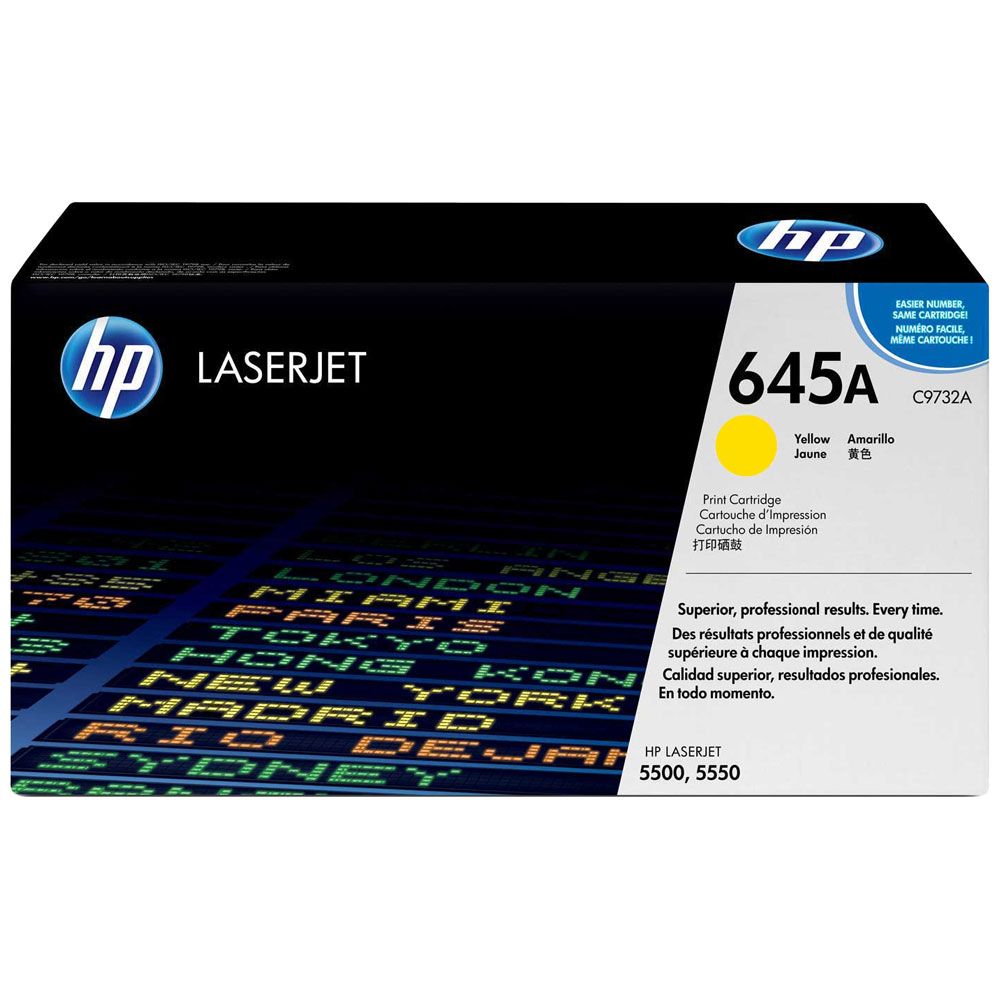 HP 645A Jaune  - Toner HP LaserJet d'origine