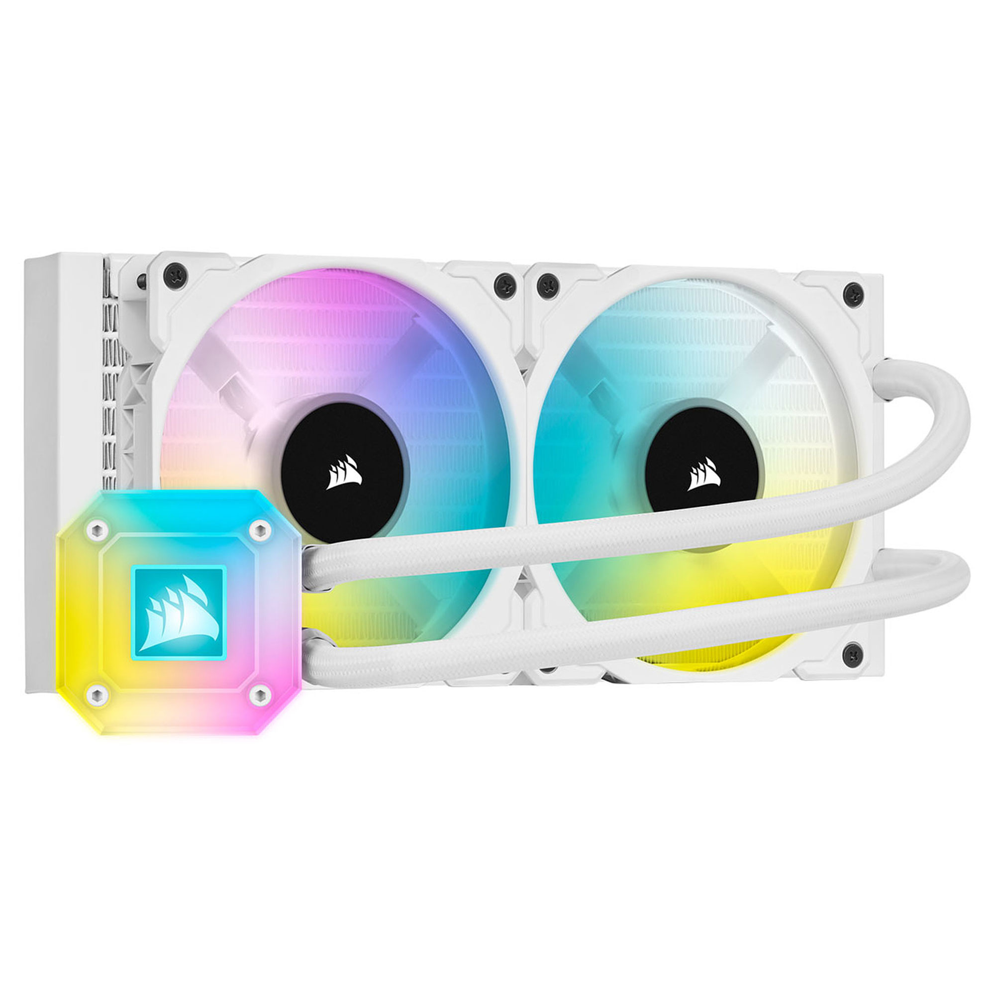 Corsair  iCue H100i Elite Capellix 240mm RGB (Blanc)