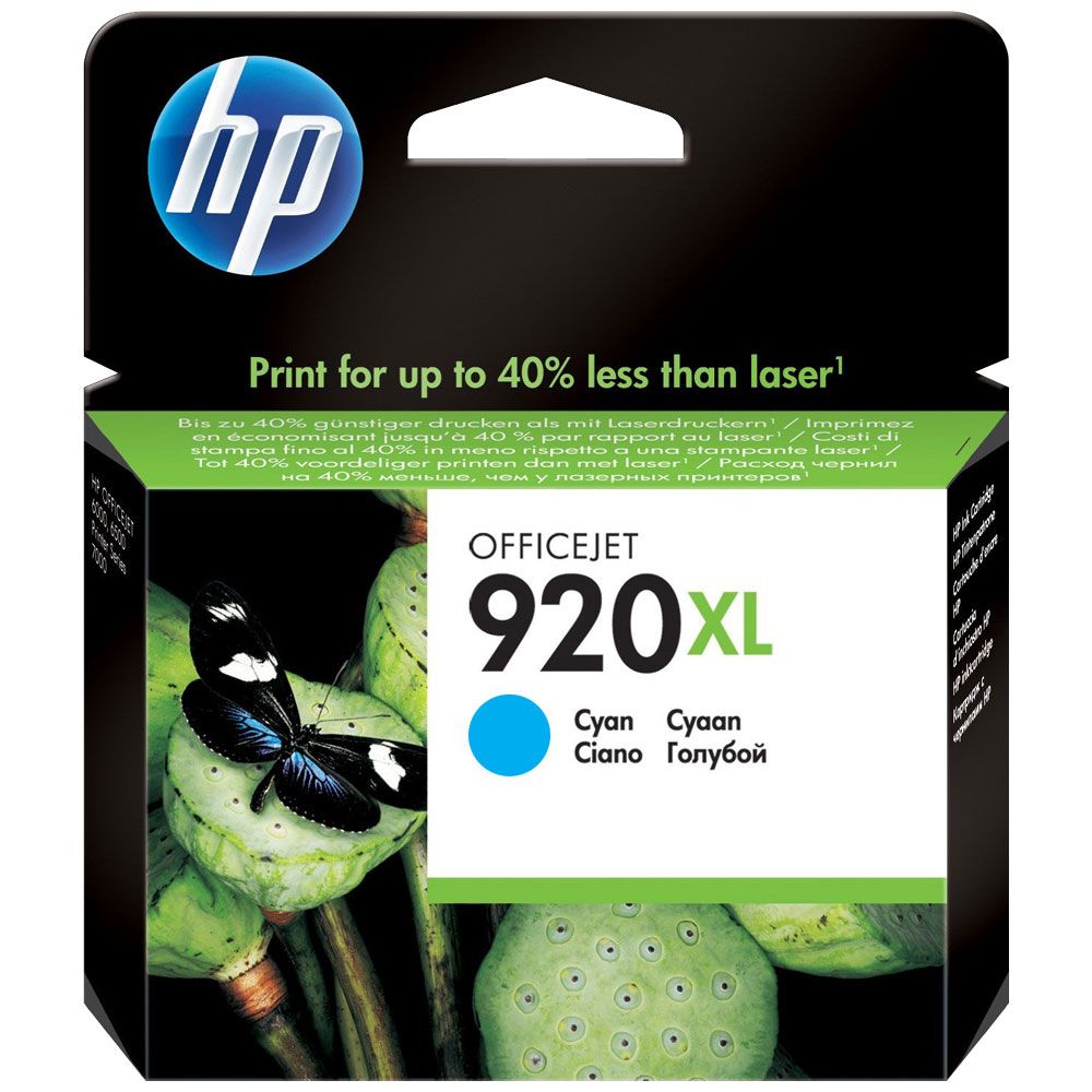 HP 920XL Cyan - Cartouche d'encre grande capacité HP d'origine