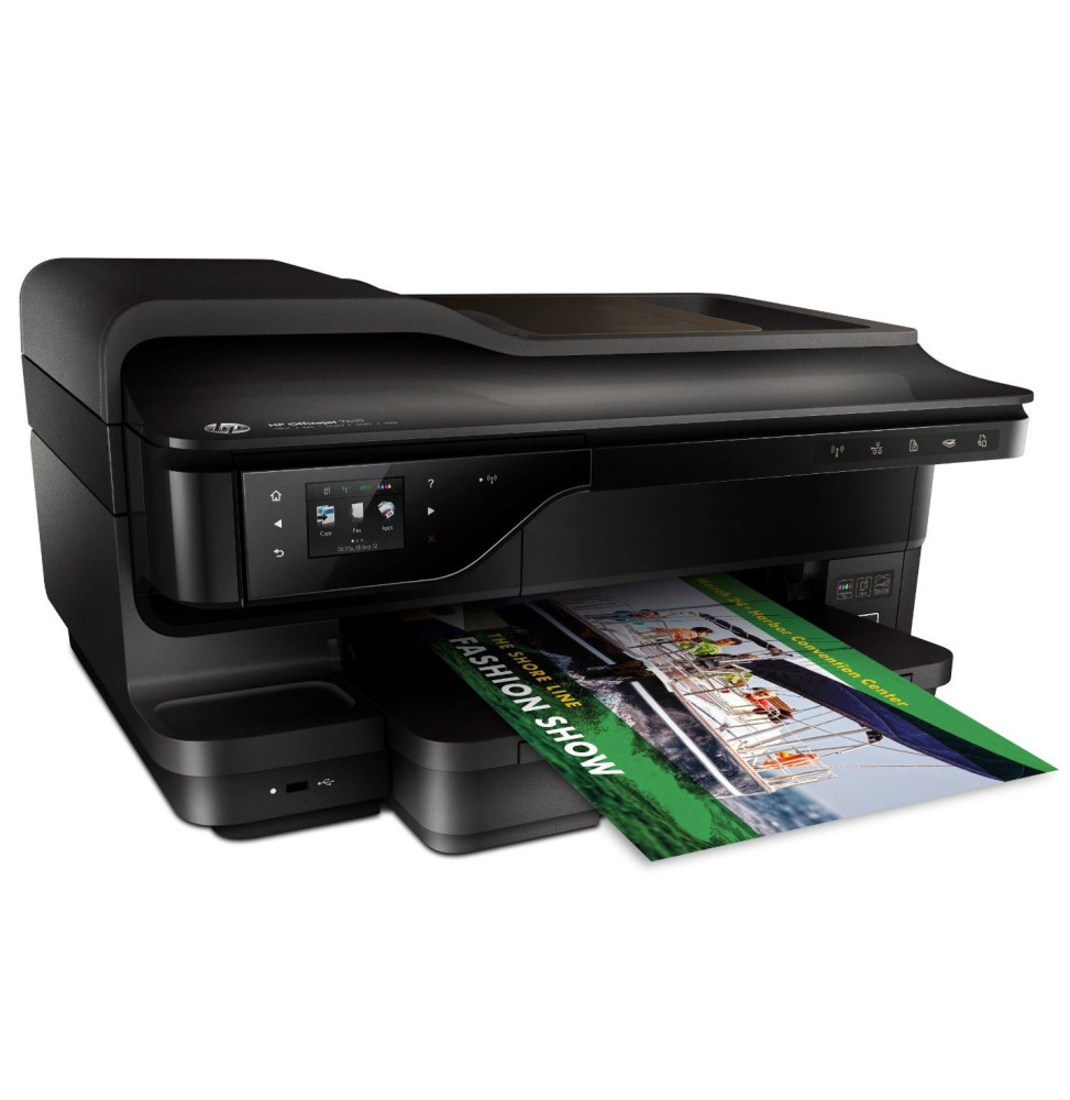 Imprimante A3+ grand format E-tout-en-un HP Officejet 7612 WF