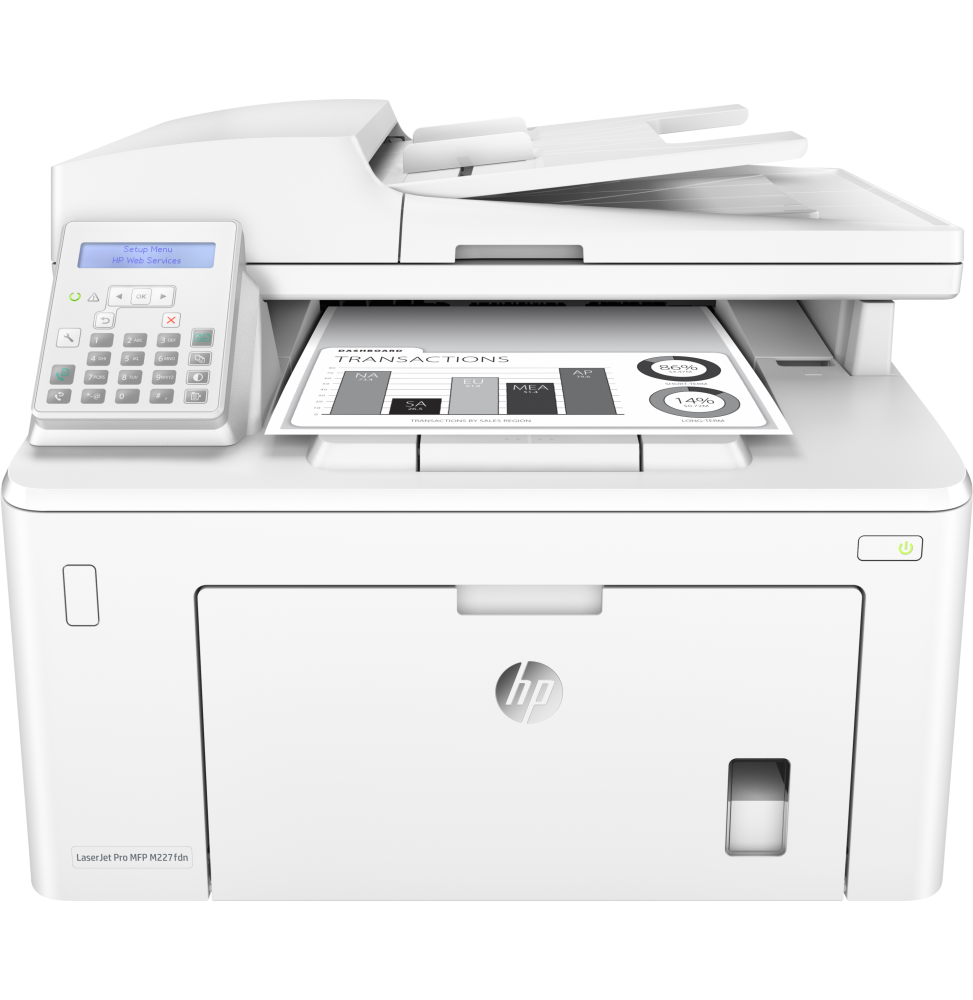 Imprimante Multifonction Laser Monochrome HP LaserJet Pro M227fdn