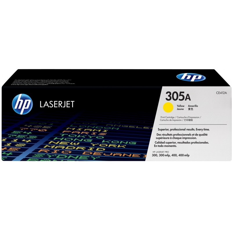 HP 305A Jaune - Toner HP LaserJet d'origine