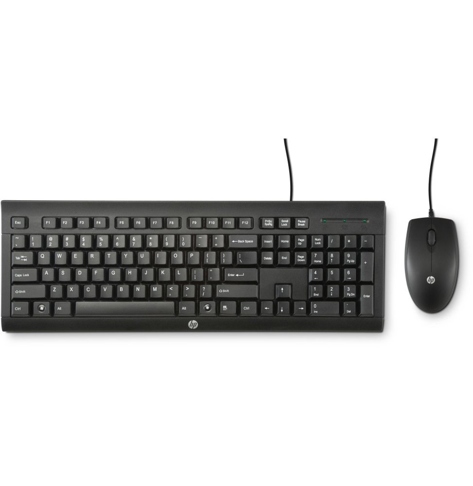 Clavier et souris Filaire USB HP C2500