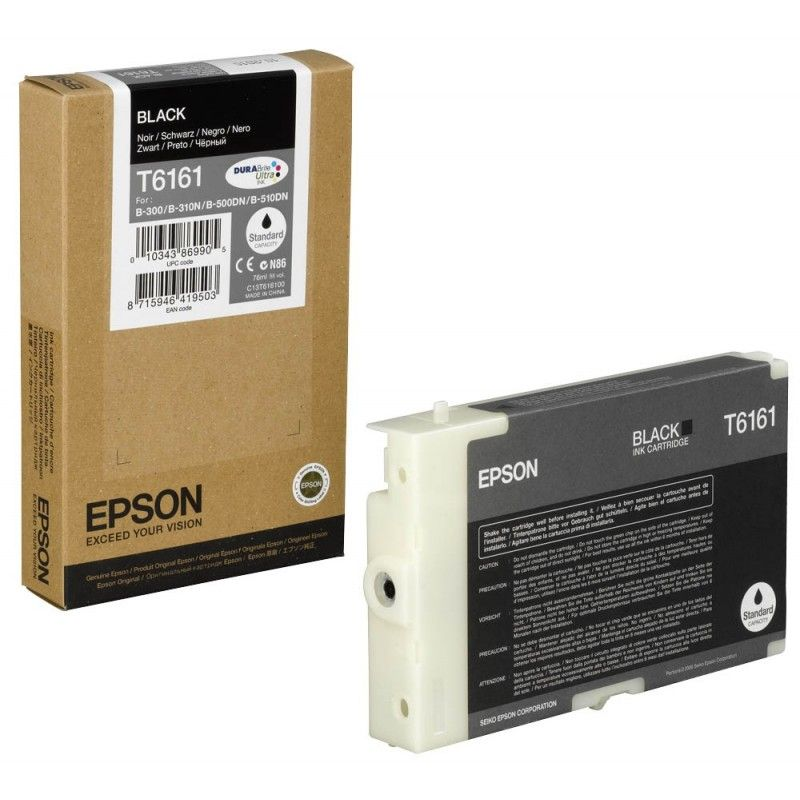 Epson T6161 Noir - Cartouche d'encre Epson d'origine