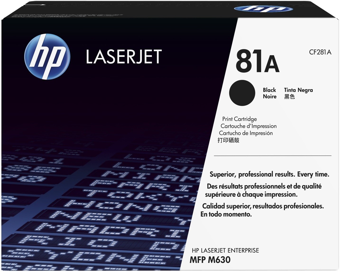 HP 81A CARTOUCHE DE TONER 1 PIÈCE(S) ORIGINAL NOIR