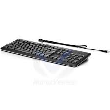 Clavier bilingue USB HP pour ordinateur AZERTY