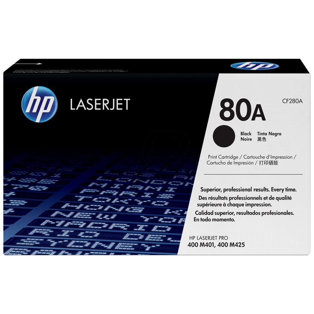 HP 80A Noir - Toner HP LaserJet d'origine