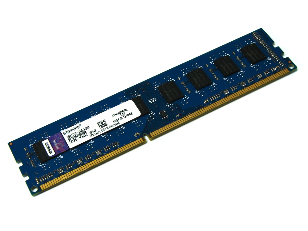 Kingston 4GB PC3-10600u 1333Mhz : Mémoire RAM Kingston de 4 Go, fonctionnant à une fréquence de 1333 MHZ