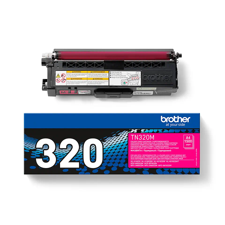 Cartouche de toner TN-320M Brother originale – Magenta