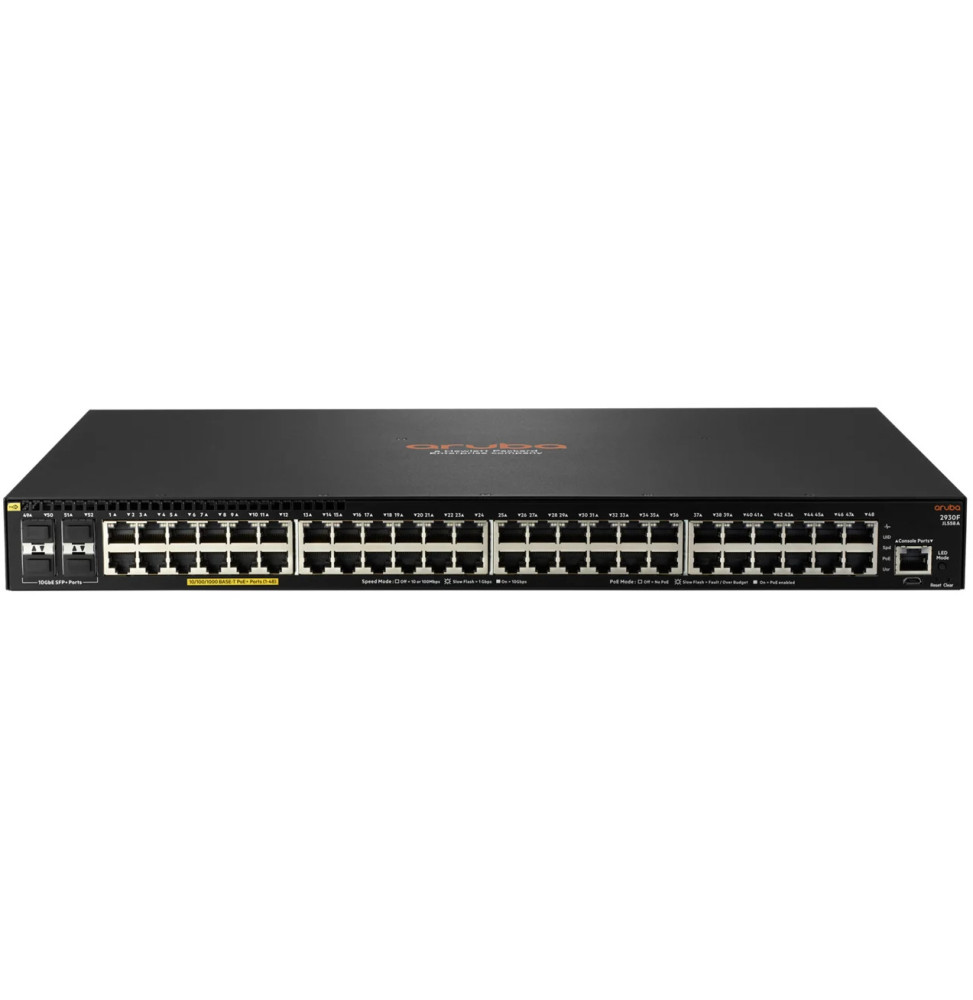 Switch Administrable Aruba 2930F 48G PoE+ 4SFP+ 740 W