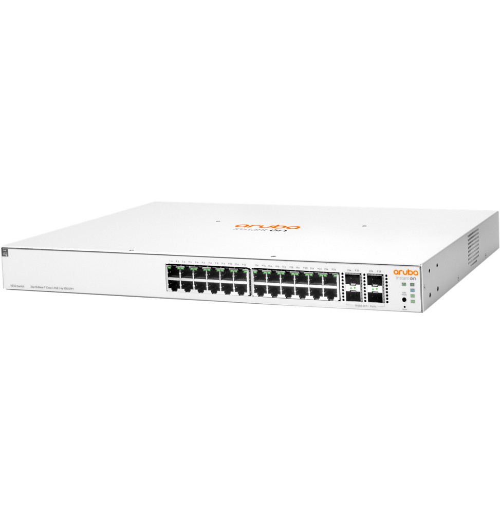 Commutateur Administrable Aruba Instant On 1930 24G Classe 4 PoE 4SFP/SFP+ 195 W