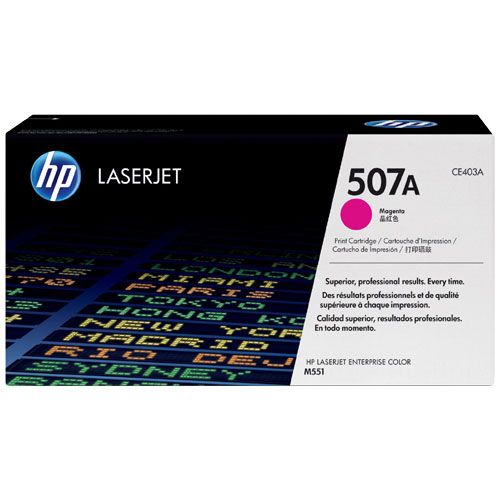 HP 507A Magenta  - Toner HP LaserJet d'origine