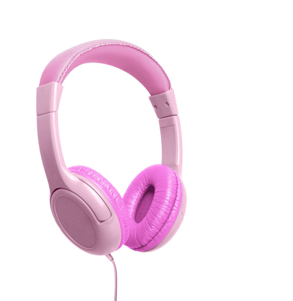 Casque filaire CELLY pour enfants avec stickers - Rose