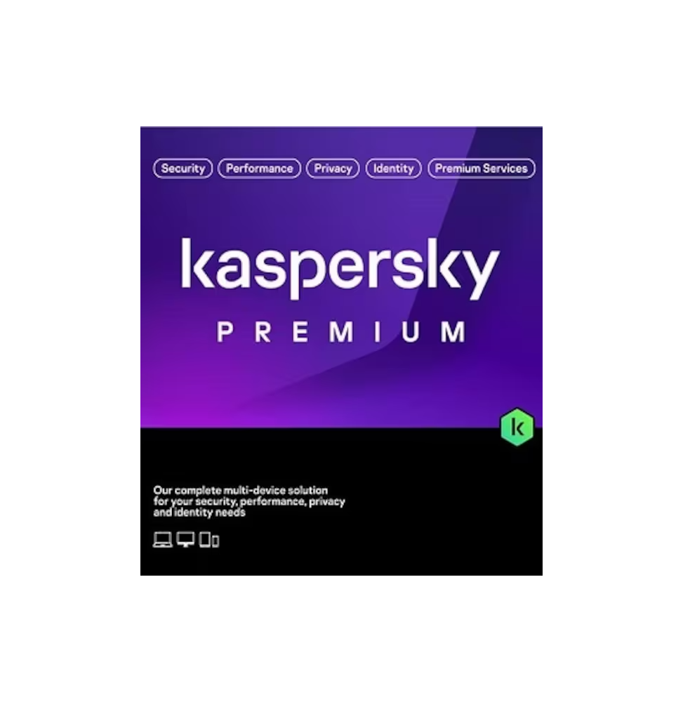 Kaspersky Premium - 3 Postes / 1 an