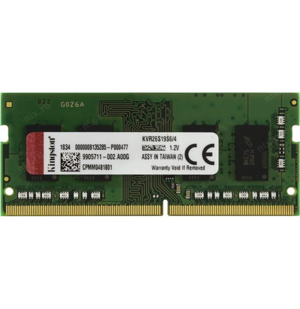 BARRETTE MÉMOIRE ADATA 8GO DDR4 POUR PC PORTABLE (AD4S32008G22-SGN)