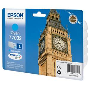 Epson T7032 Cyan - Cartouche d'encre Epson "BIG BEN" d'origine