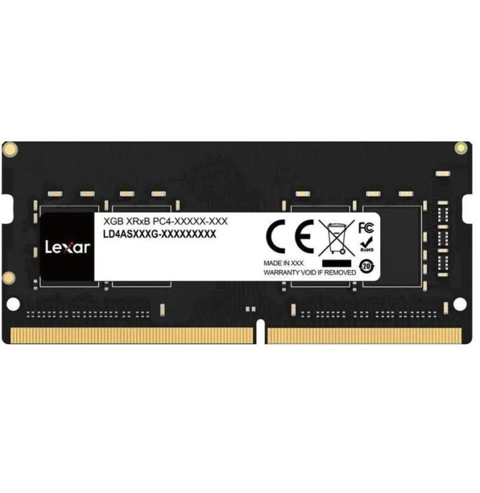 Barrette mémoire Lexar 8GB DDR4 3200MHZ SO-DIMM - Pc portable