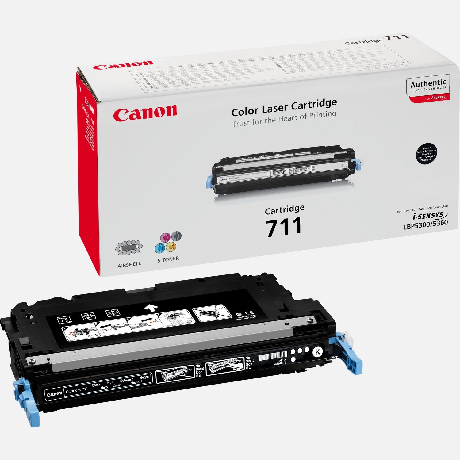 CANON 711 TONER ORIGINAL NOIR