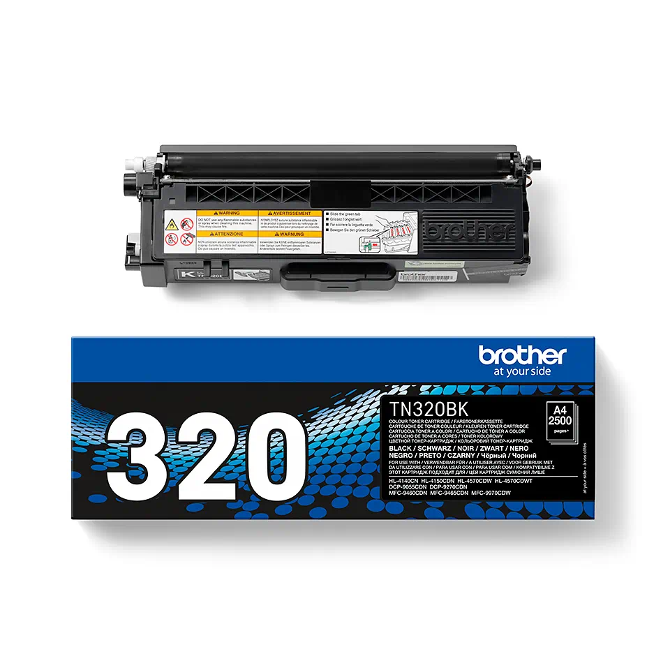 Cartouche de toner TN-320BK Brother originale – Noir