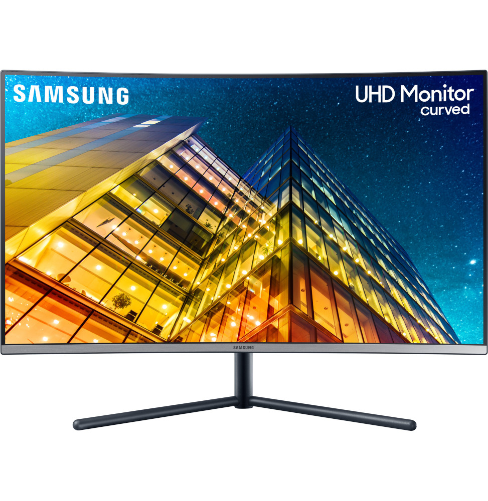 Écran incurvé 32" Samsung  UHD UR590C 4K - 1 milliard de couleurs - Design sans bords