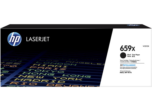 HP 659X - noir - original - LaserJet - cartouche de toner