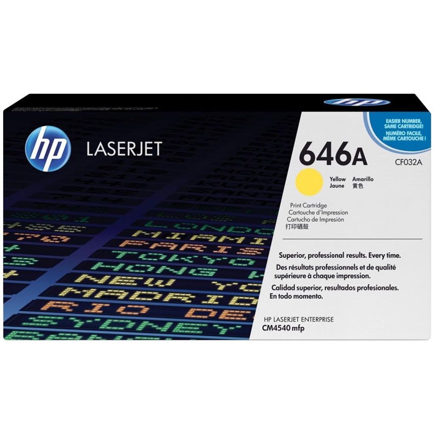 HP 646A Jaune - Toner HP LaserJet d'origine