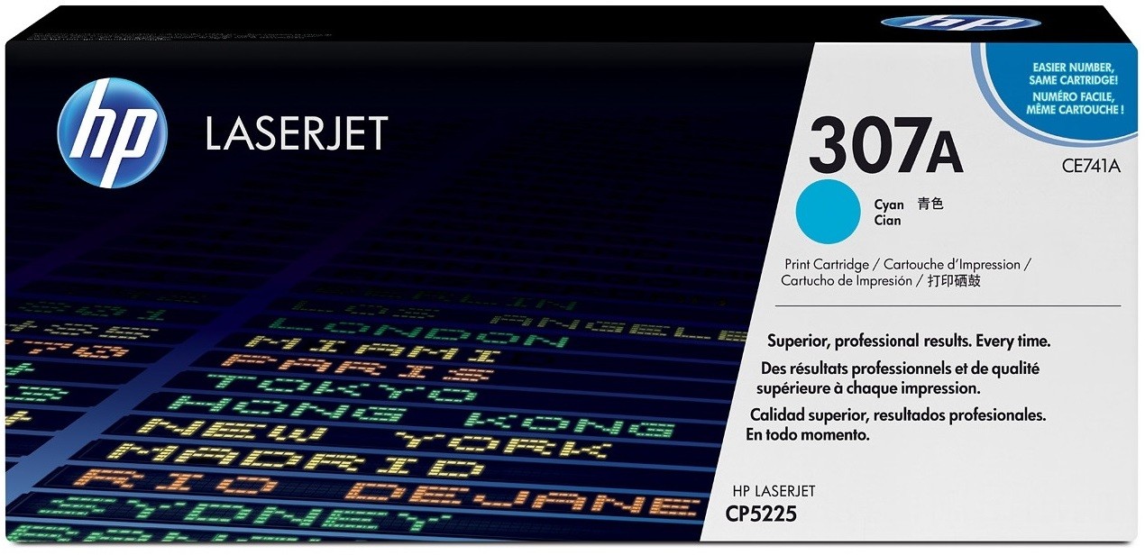 HP 307A Cyan  - Toner HP LaserJet d'origine