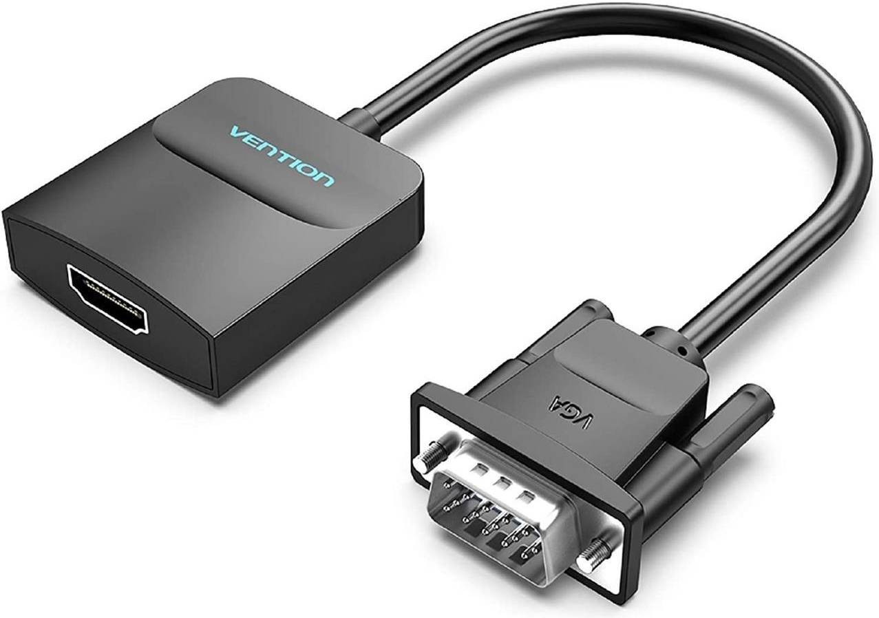 VENTION Adaptateur VGA vers HDMI avec port Micro USB femelle et port audio