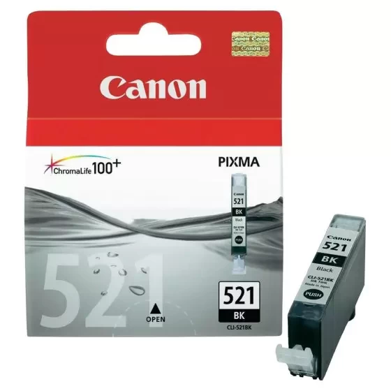 CANON CLI-521 BK CARTOUCHE D'ENCRE ORIGINAL NOIR