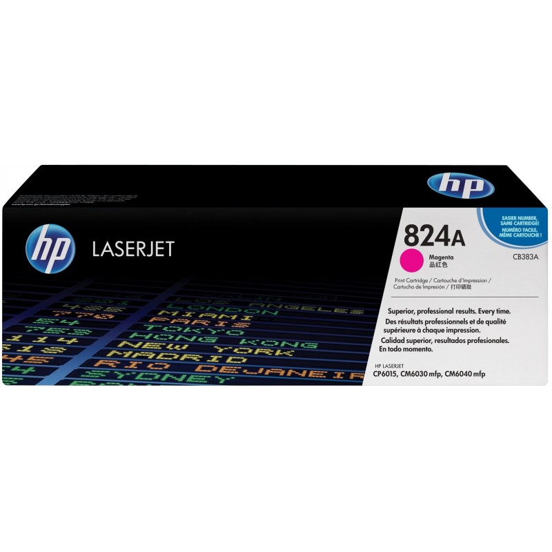 HP 824A Magenta  - Toner HP LaserJet d'origine