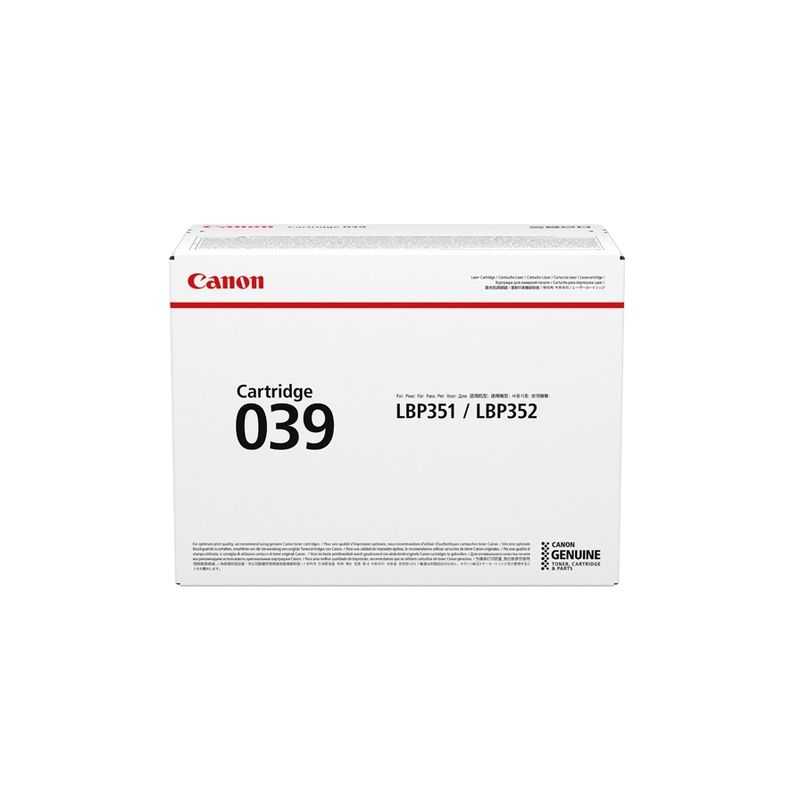 CANON 039 TONER ORIGINAL NOIR