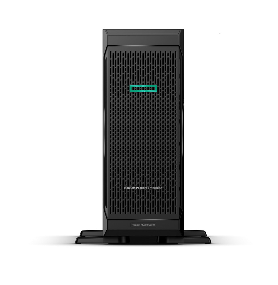 Serveur HPE ProLiant ML350 Gen10 4210 monoprocesseur 16 Go-R P408i-a 8 lecteurs - Module d’alimentation redondant 1x800W