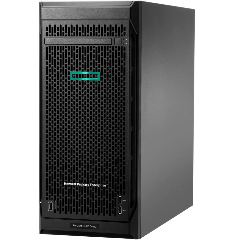 Serveur HPE ProLiant ML110 Gen10 4208 monoprocesseur 16 Go-R S100i 8 disques à petit facteur de forme 1x800W