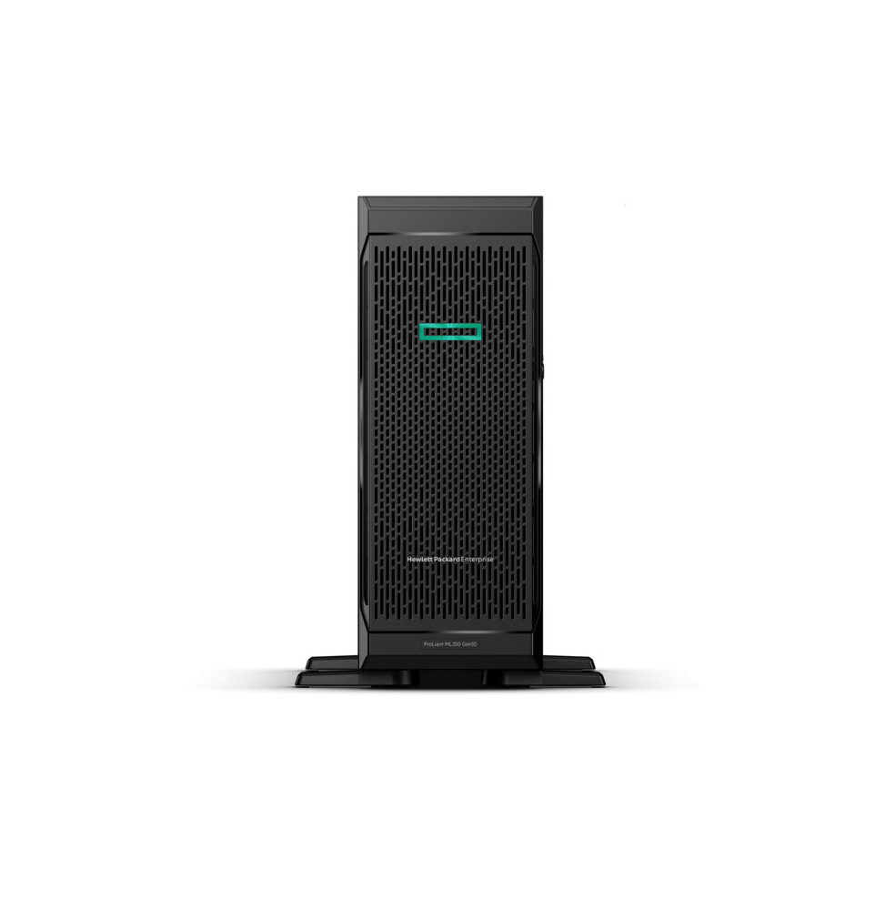 Serveur HPE ProLiant ML350 Gen10 4210R monoprocesseur 16 Go-R P408i-a 8 lecteurs SFF 1x800W - Alimentation redondante