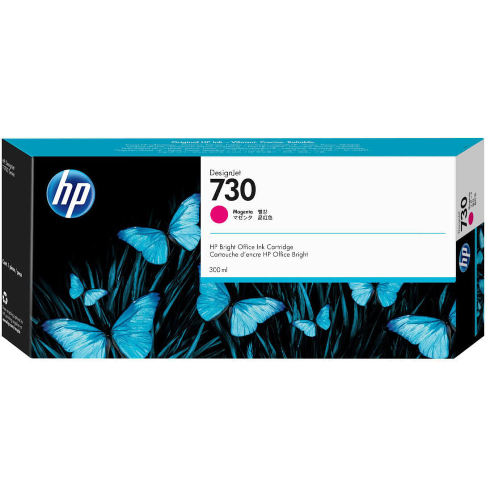HP 730 Magenta - Cartouche d'encre HP d'origine